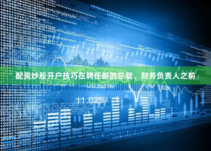 配资炒股开户技巧在聘任新的总裁、财务负责人之前
